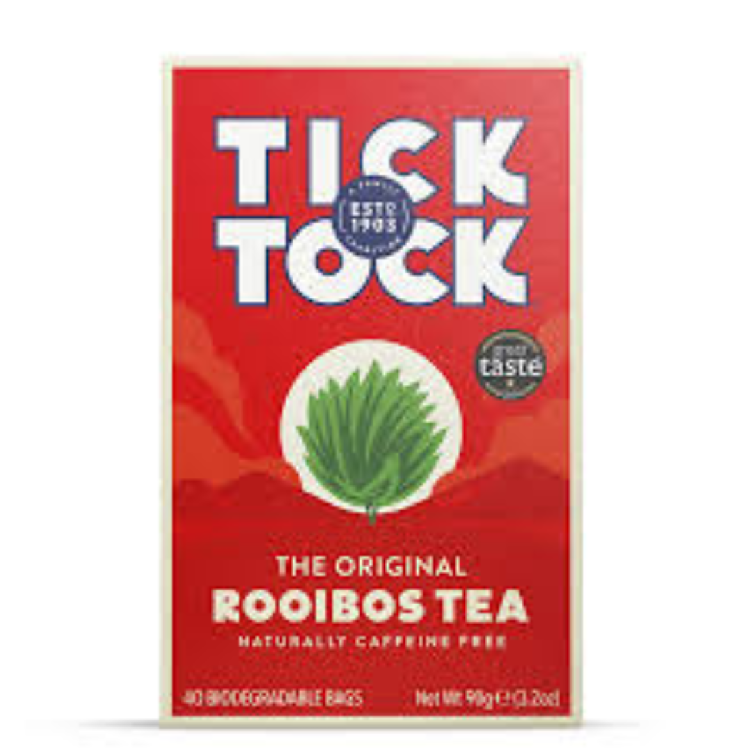 TICK TOCK ROOIBOS TEA 40'S